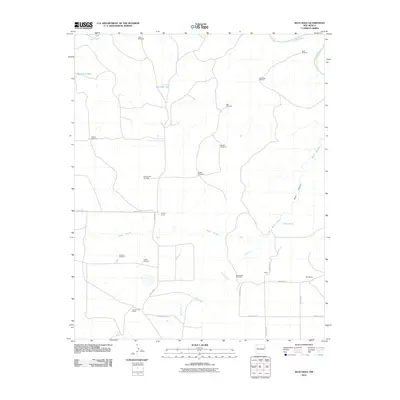 2010 Map of Blue Hole, 2010 Print