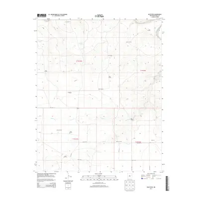 2013 Map of Blue Hole, 2013 Print