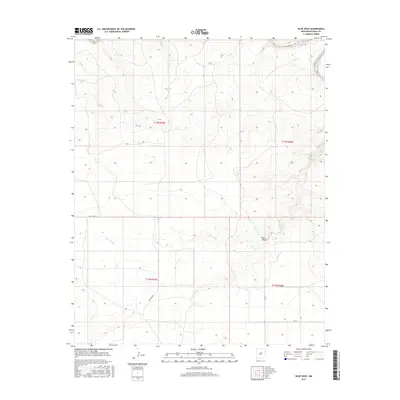 2017 Map of Blue Hole, 2017 Print