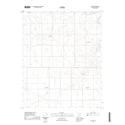 2020 Map of Blue Hole, 2020 Print