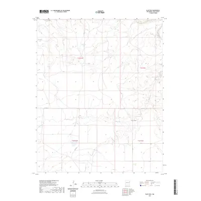 2023 Map of Blue Hole, 2023 Print