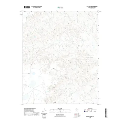 2019 Map of Blue Hole Springs, 2019 Print