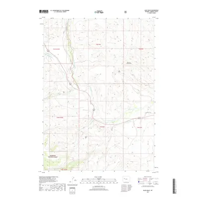 2017 Map of Blue Holes, 2017 Print
