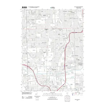 2012 Map of Blue Island, 2012 Print
