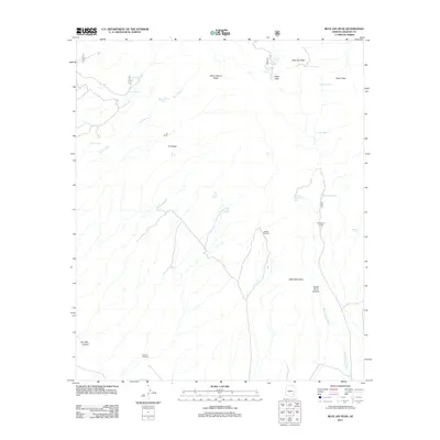 2011 Map of Blue Jay Peak, 2011 Print