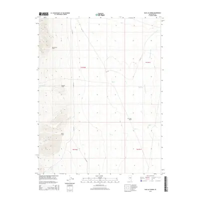 2014 Map of Blue Jay Spring, 2014 Print