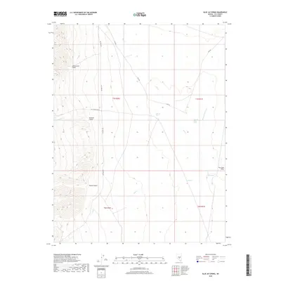 2018 Map of Blue Jay Spring, 2018 Print