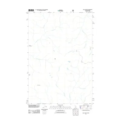 2011 Map of Blue Joint, 2011 Print