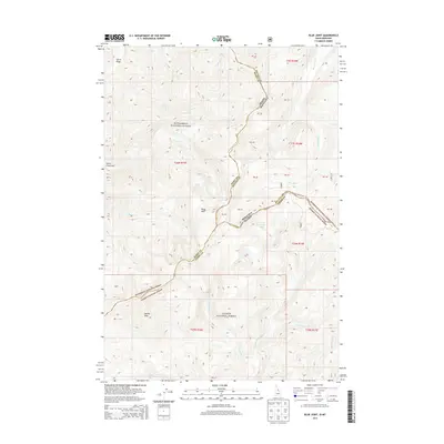 2013 Map of Blue Joint, 2013 Print