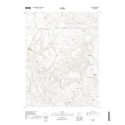 2019 Map of Blue Knob, 2019 Print