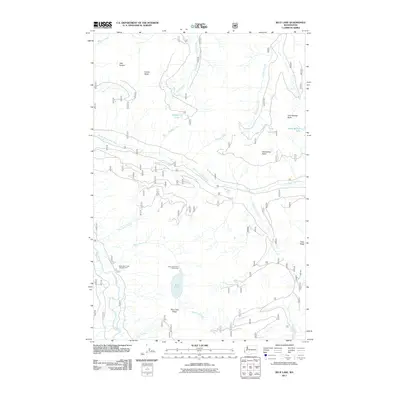 2011 Map of Blue Lake, 2011 Print