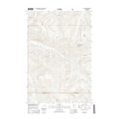 2014 Map of Blue Lake, 2014 Print