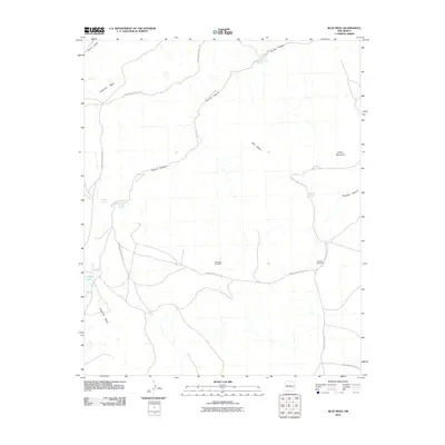 2010 Map of Blue Mesa, 2010 Print