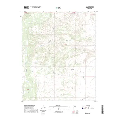2023 Map of Blue Mesa, 2023 Print