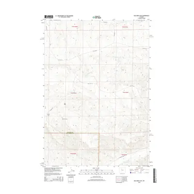 2015 Map of Blue Mesa East, 2015 Print