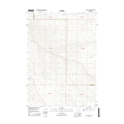 2015 Map of Blue Mesa West, 2015 Print