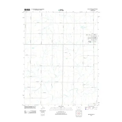 2012 Map of Blue Mound, 2012 Print