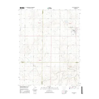 2015 Map of Blue Mound, 2015 Print