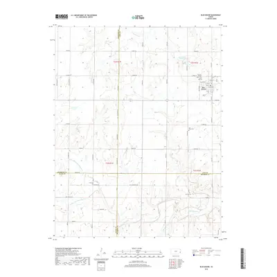 2018 Map of Blue Mound, 2018 Print