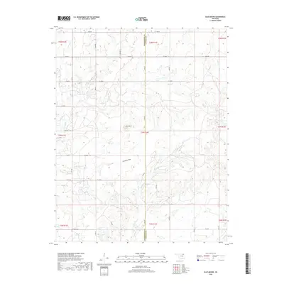 2018 Map of Blue Mound, 2018 Print