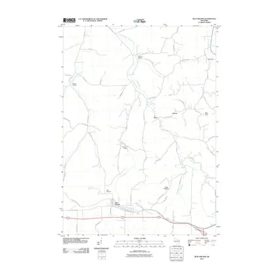 2010 Map of Blue Mounds, 2010 Print