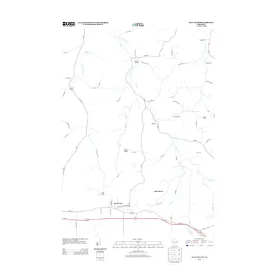 2013 Map of Blue Mounds, 2013 Print