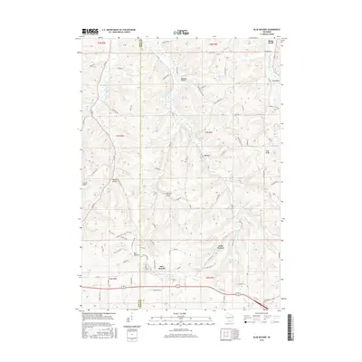 2016 Map of Blue Mounds, 2016 Print