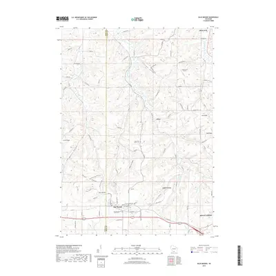 2018 Map of Blue Mounds, 2018 Print
