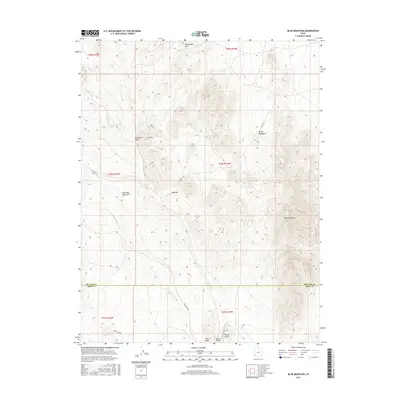 2017 Map of Blue Mountain, 2017 Print