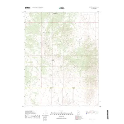 2023 Map of Blue Mountain, 2023 Print