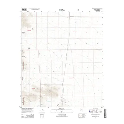 2014 Map of Blue Mountain, 2014 Print