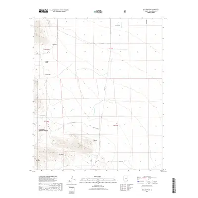 2018 Map of Blue Mountain, 2018 Print