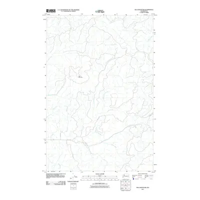2011 Map of Blue Mountain, 2011 Print