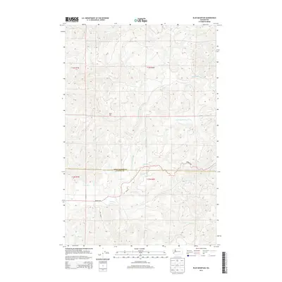 2014 Map of Blue Mountain, 2014 Print