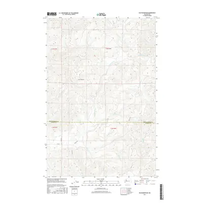 2017 Map of Blue Mountain, 2017 Print
