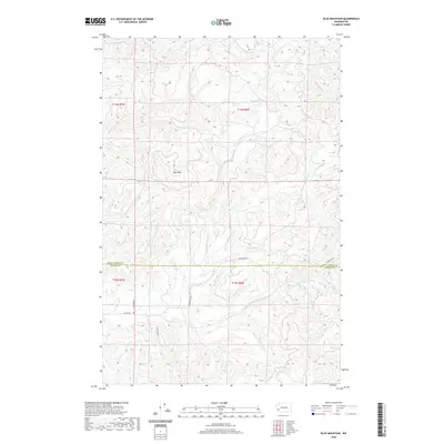 2020 Map of Blue Mountain, 2020 Print