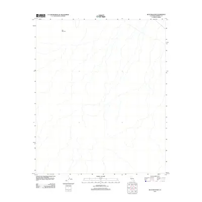 2012 Map of Blue Mountain, 2012 Print