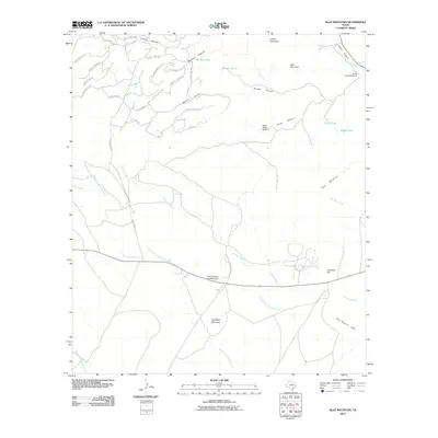 2010 Map of Blue Mountain, 2010 Print