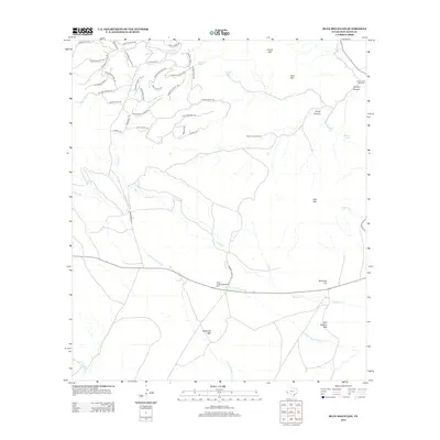 2012 Map of Blue Mountain, 2012 Print