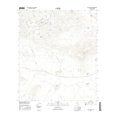 2016 Map of Blue Mountain, 2016 Print