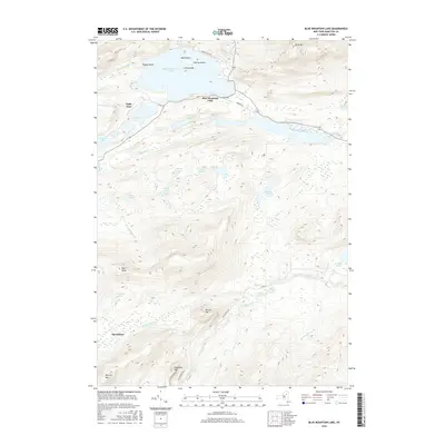 2016 Map of Blue Mountain Lake, 2016 Print