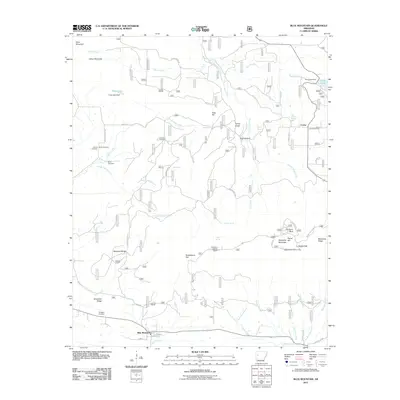 2011 Map of Blue Mountain, 2011 Print