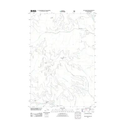 2011 Map of Blue Mountain, 2011 Print
