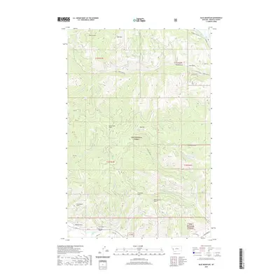 2020 Map of Blue Mountain, 2020 Print
