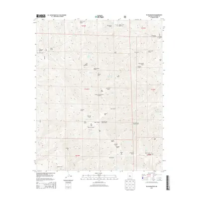 2013 Map of Blue Mountain, 2013 Print