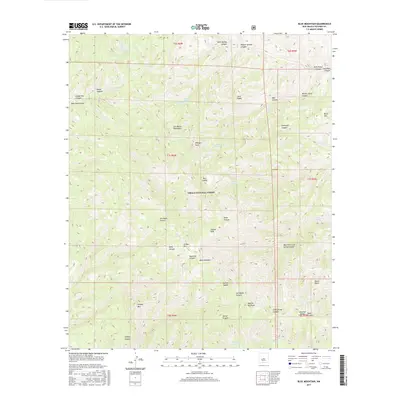 2017 Map of Blue Mountain, 2017 Print