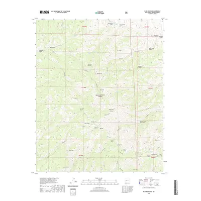 2020 Map of Blue Mountain, 2020 Print