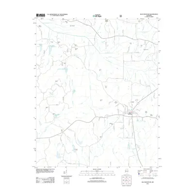 2012 Map of Blue Mountain, 2012 Print