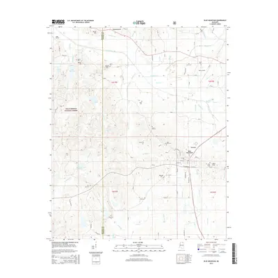 2015 Map of Blue Mountain, 2015 Print