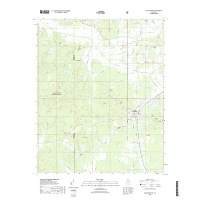 2018 Map of Blue Mountain, 2018 Print